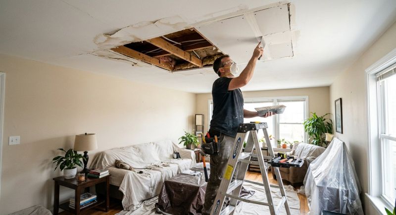 Basement Drywall Repair in Olathe, KS