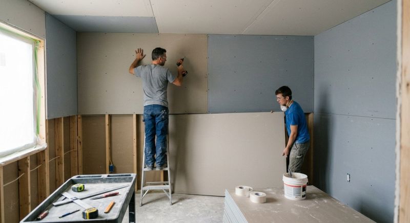 Bedroom Drywall Installation in Alpharetta, GA