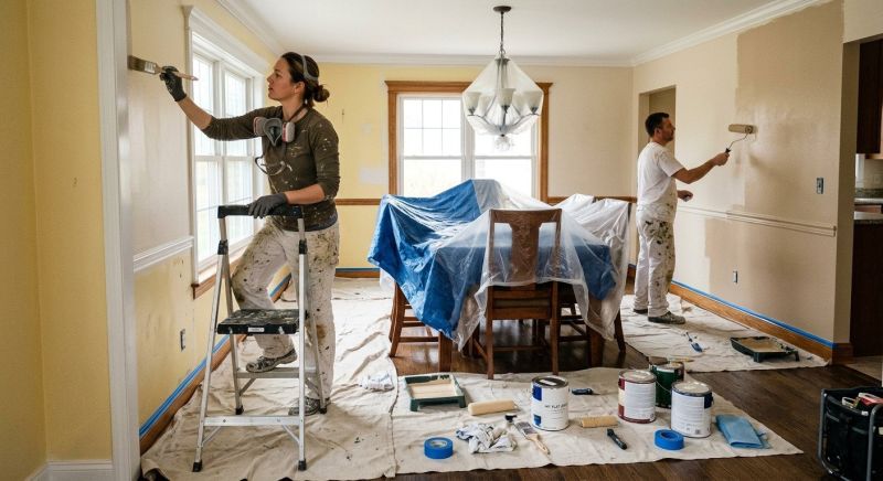 Dining Room Painting in Wilmington, NC