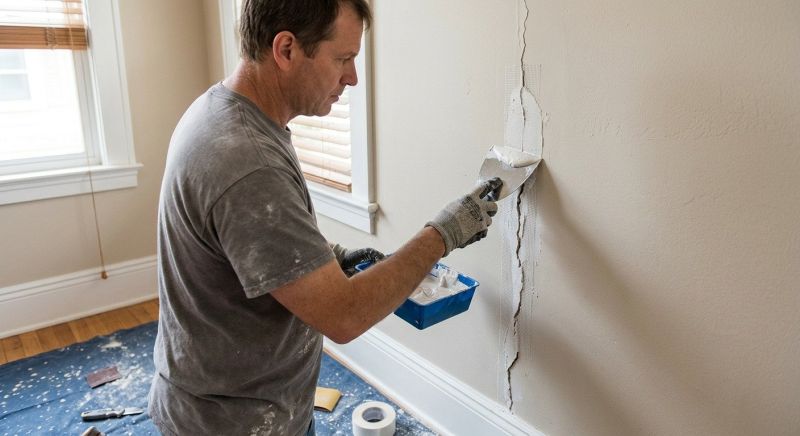 Drywall Crack Repair in Olathe, KS