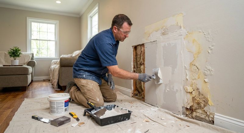 Drywall Water Damage Repair in Wilmington, NC