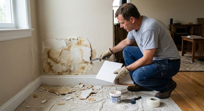 Garage Drywall Repair in Kansas City, KS