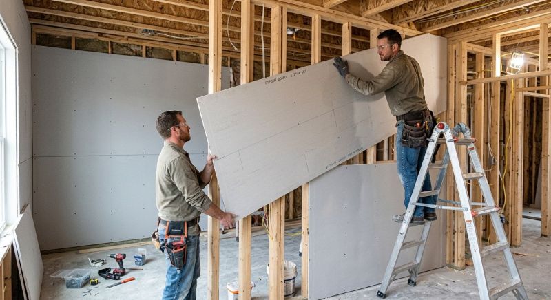 Gypsum Board Installation in Denver County, CO