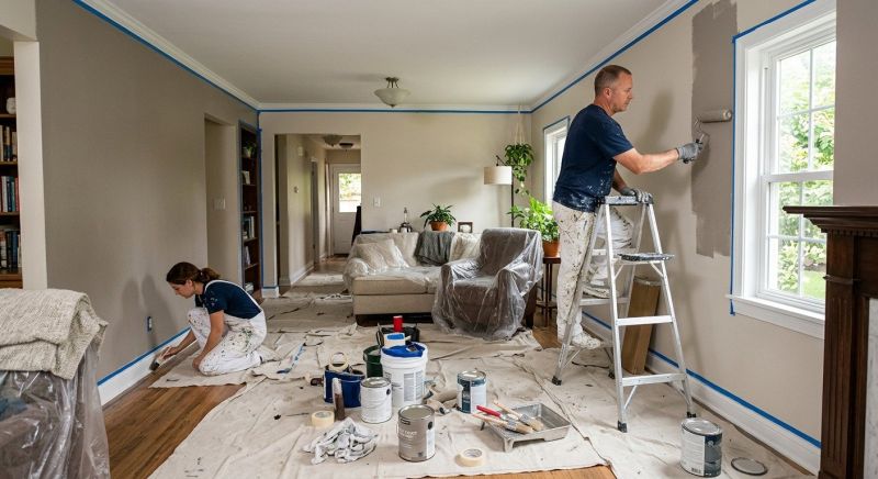 Home Interior Painting in Kansas City, KS