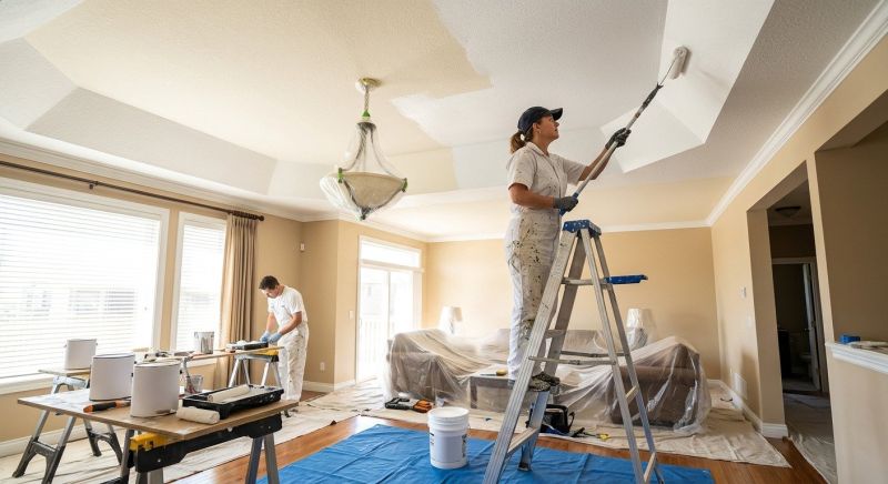 House Ceiling Painting in Kansas City, KS
