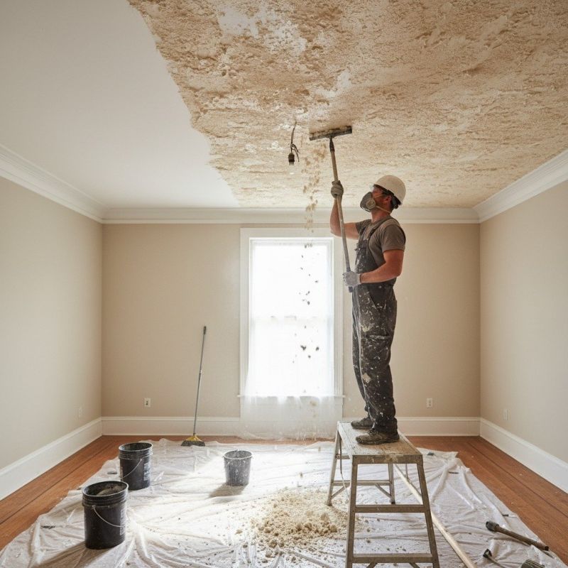 Popcorn Ceiling Removal in Waco, TX