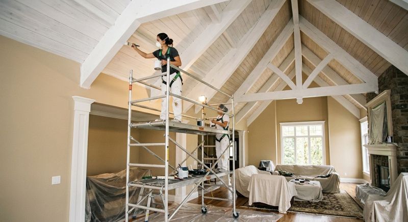 Vaulted Ceiling Painting in Wilmington, NC