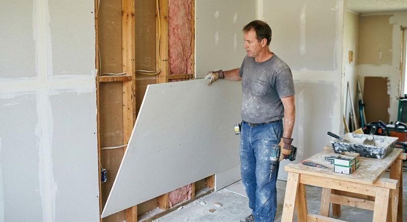 Wallboard Replacement in Conroe, TX