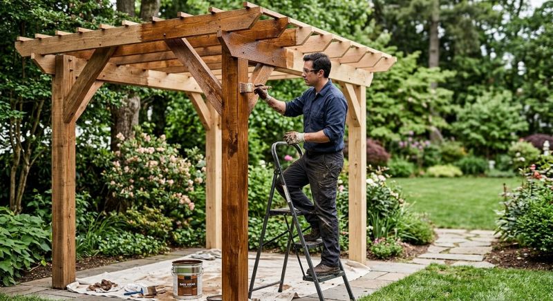 Arbor Staining in Waco, TX
