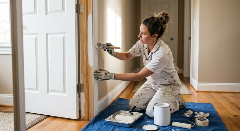 Armoire Painting in Waco, TX