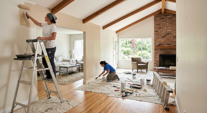 Attic Painting in Wilmington, NC