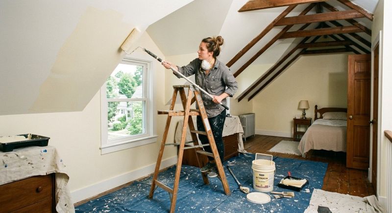 Attic Painting in Waco, TX