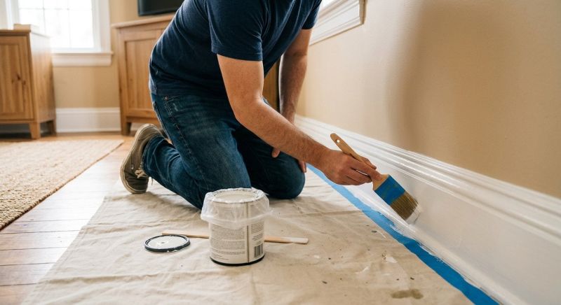 Baseboards Painting in Wilmington, NC