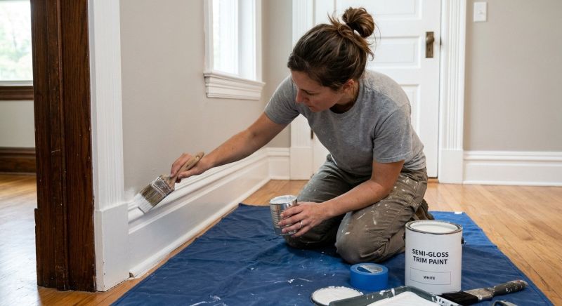 Baseboards Painting in Wilmington, NC