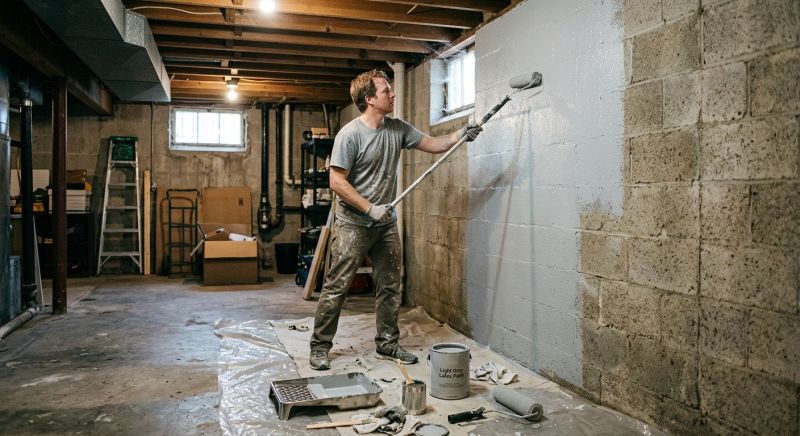 Basement Painting in Wilmington, NC