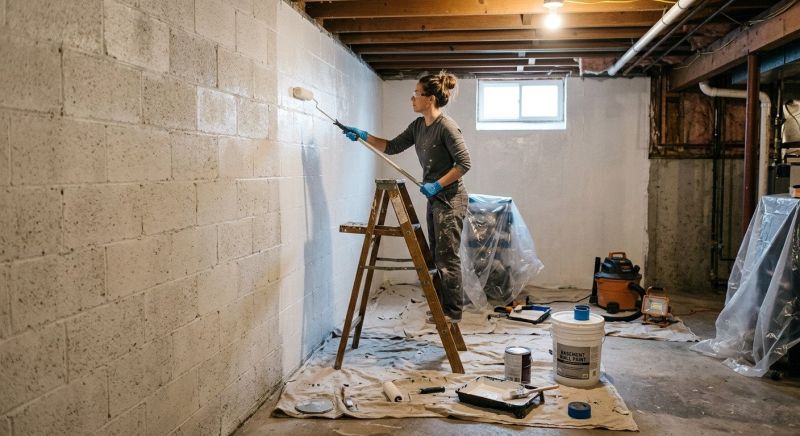 Basement Painting in Waco, TX