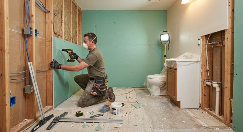 Bathroom Drywall Replacement in Conroe, TX