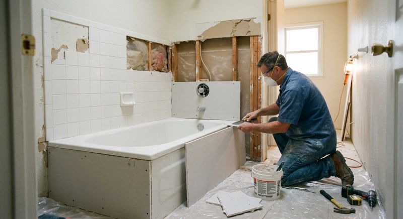 Bathroom Wall Patching in Olathe, KS