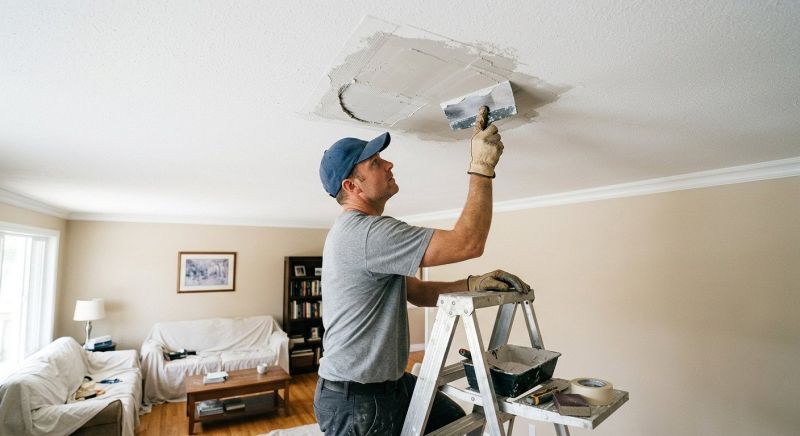 Bedroom Ceiling Repair in Conroe, TX