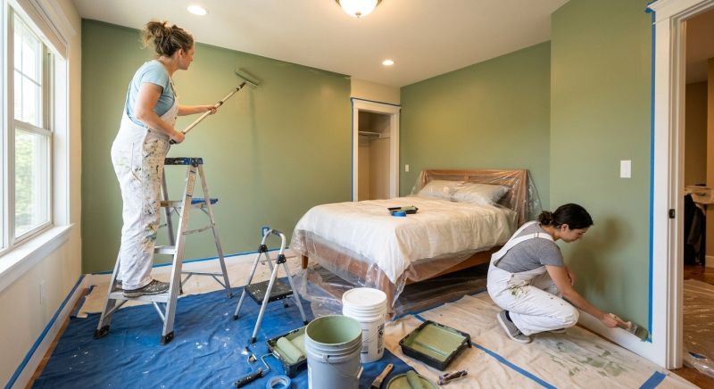 Bedroom Painting in Wilmington, NC