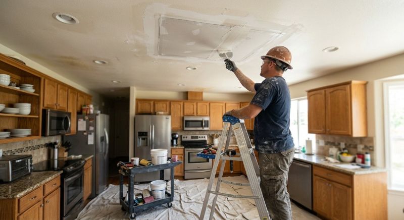Ceiling Crack Repair in Wilmington, NC