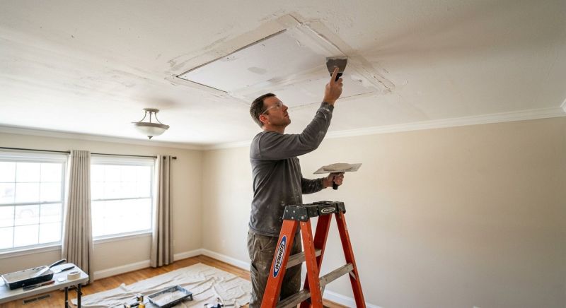 Ceiling Drywall Repair in Alpharetta, GA