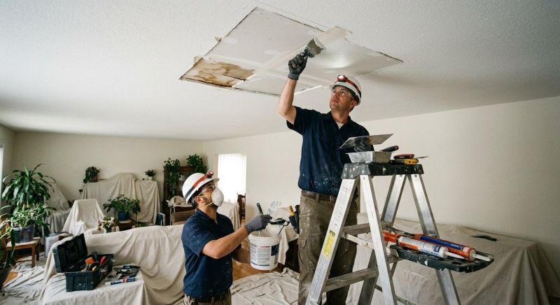 Ceiling Drywall Repair in Kansas City, KS