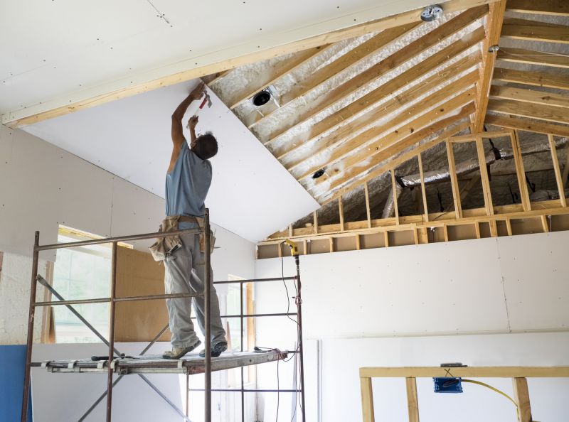 Ceiling Drywall Replacement in Overland Park, KS