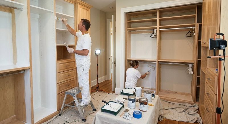 Closet Painting in Wilmington, NC