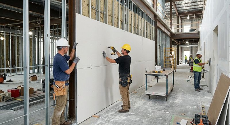 Commercial Drywall Installation in Denver County, CO