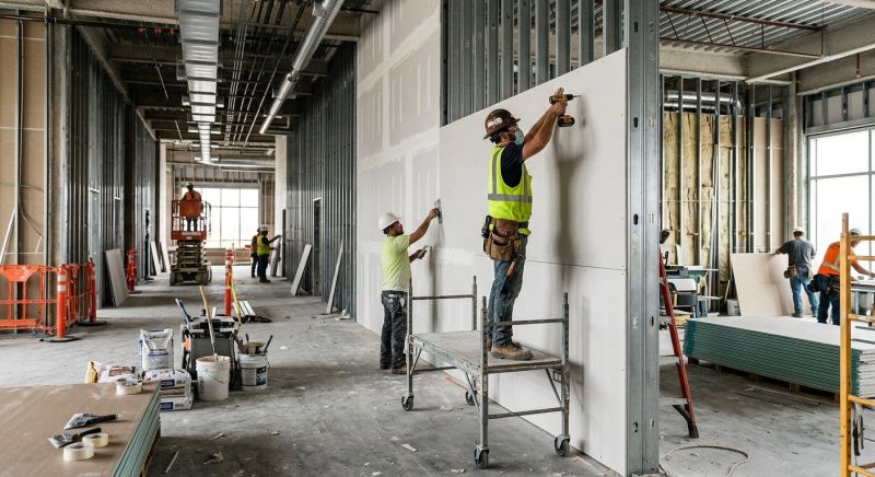 Commercial Drywall Installation in Denver County, CO