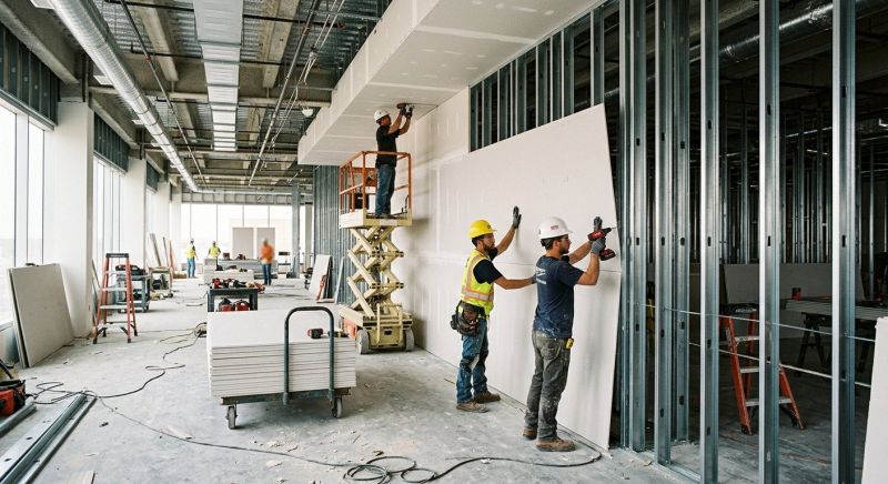 Commercial Drywall Installation in Denver County, CO