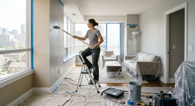 Condo Interior Painting in Wilmington, NC