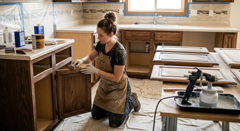 Cupboard Refinishing in Kokomo, IN