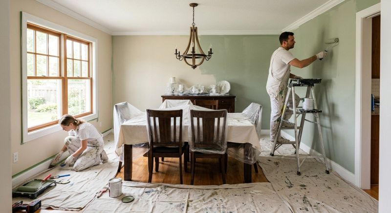 Dining Room Painting in Wilmington, NC