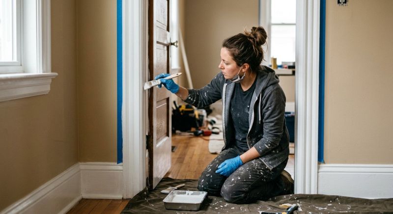Door Frame Painting in Waco, TX