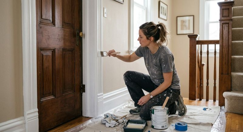 Door Jamb Painting in Waco, TX