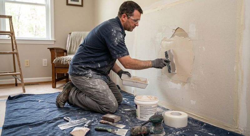 Drywall Repair Service in Kansas City, KS