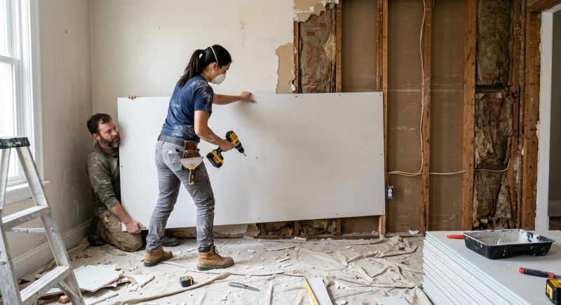 Drywall Replacement in Kansas City, MO