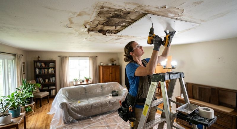 Drywall Water Damage Repair in Conroe, TX