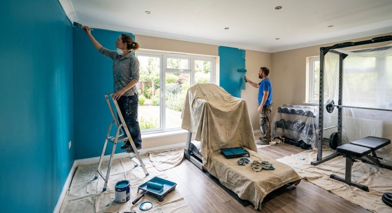 Exercise Room Painting in Wilmington, NC