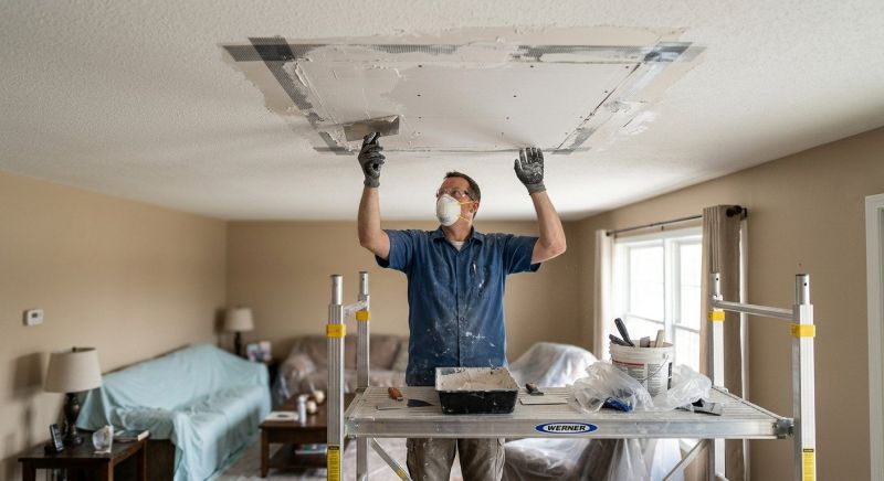 Garage Drywall Repair in Kansas City, KS