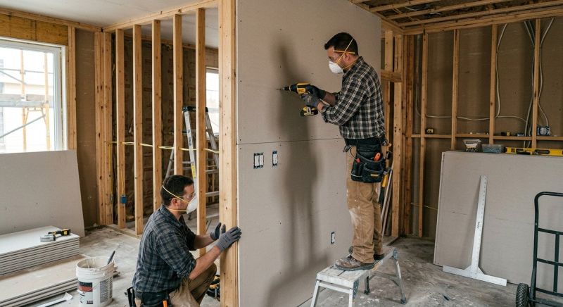 Garage Wallboard Installation in Kansas City, KS