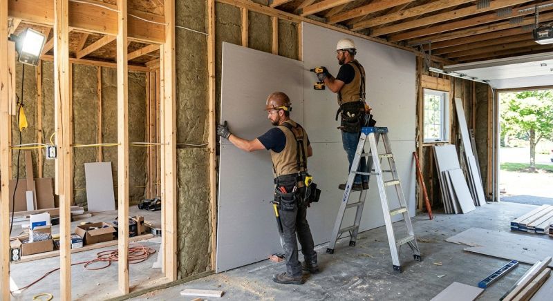 Garage Wallboard Installation in Olathe, KS