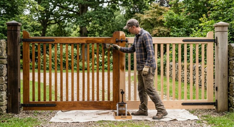 Gate Staining in Waco, TX