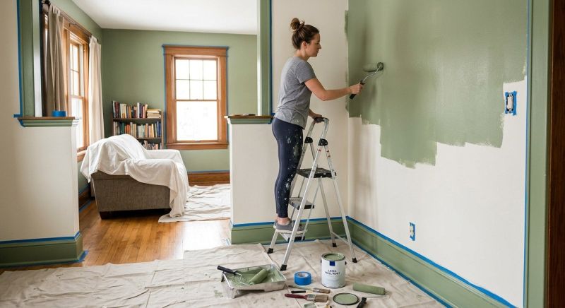 Hallway Painting in Wilmington, NC
