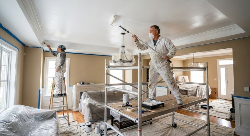 House Ceiling Painting in Kansas City, KS