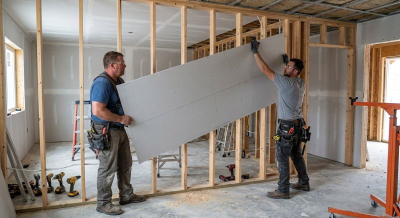 House Drywall Installation in Wilmington, NC
