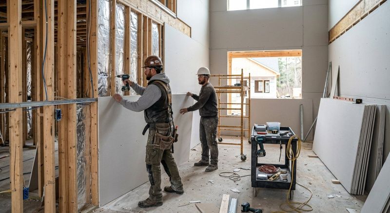 House Drywall Installation in Conroe, TX
