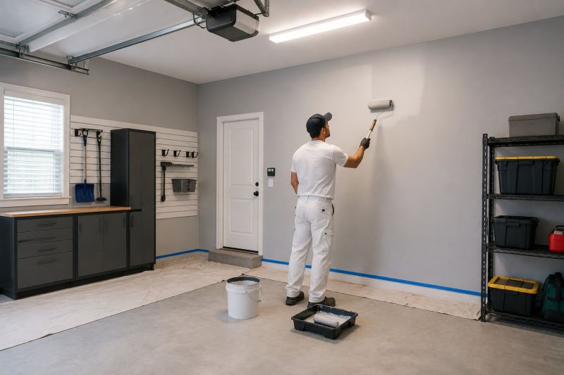 Interior Garage Painting in Wilmington, NC